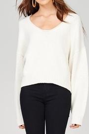  Crop Vneck Sweater