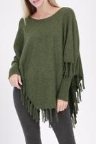  Francine Fringed Poncho