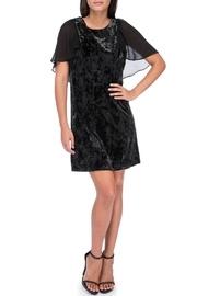  Velvet Cape Dress