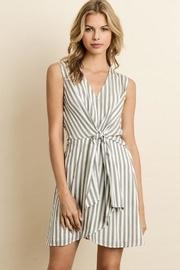  Knotted Stripe Dress