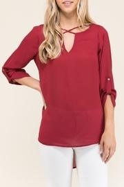  Cross Over V Neck