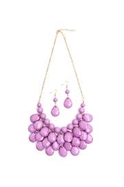 Lavander Bubble Necklace Set