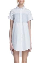  White Yoke Shirtdress