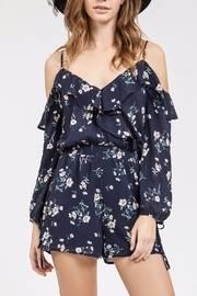  Ruffle Floral Romper