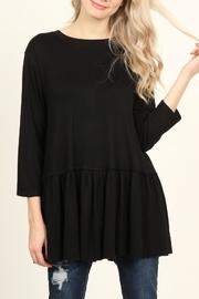  3/4 Sleeve Peplum-top