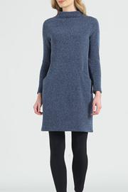  Soft Funnel Sweater Dress