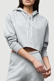  Cropped Track Hoodie