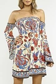 Paisley Bell Sleeve Sundress