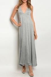  Gray Maxi Dress