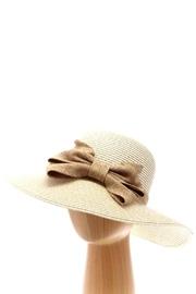  Bow Straw Sun-hat