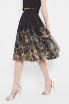  Floral Full Skirt
