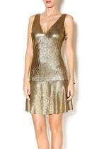  Metallic Gold Dress