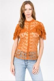  Poncho Frill Top