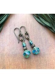  Rustic Aqua Earrings