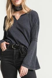 Parker V Neck Bell Slv Thermal Tee