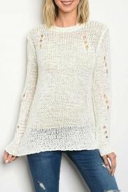 White Knit Top