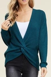  Twist-front Sweater