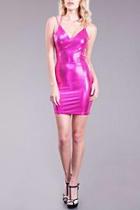  Pink Metallic Dress