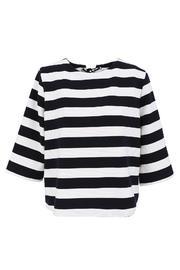  Striped Shift Top