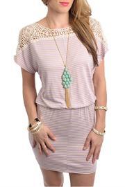  Lilac Stripe Dress