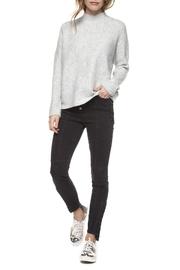  Grey Mockneck Sweater