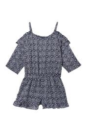  Shoulder Chiffon Romper