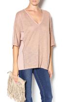  V-neck Stitch Tee
