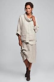  Stripe Linen Skirt