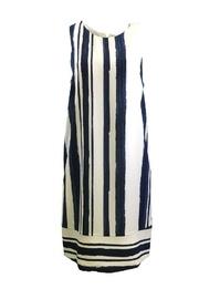  Blue/white Sleeveless Dress