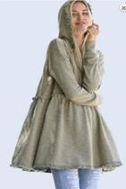  Hooded Hi-low Tunic