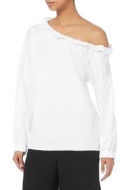  Satin One Shoulder Top