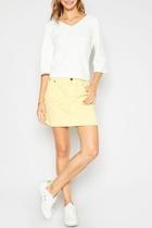  Lemon Drop Mini Skirt