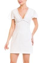  Eyelet Mini Dress