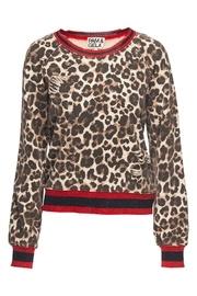  Leopard Print Sweatshirt