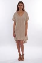  Linen High-low Dress