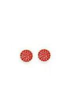  Red Pave Studs