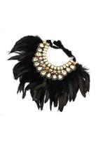  Feather Champagne Necklace