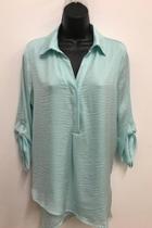  Aqua Tunic Top