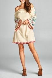  Bell-sleeve Off-shoulder Dress