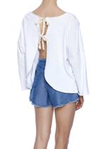  Back Tie Sweatshirt
