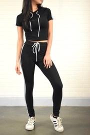  Stripe Hoody Set