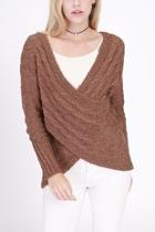  Cross Cable Sweater