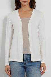  Luxe Rib Cardi W Gathered Back
