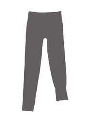  Leggings Fleece Charcoal