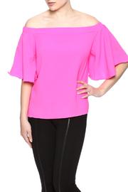  Pink Off Shoulder Top