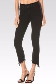  Julia Angled Frayed Jeans