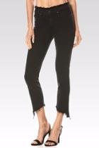 Julia Angled Frayed Jeans