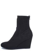  Upscale Suedette Bootie