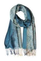  Teal Lustre Pashmina