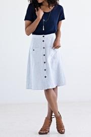 Blue Stripe Skirt